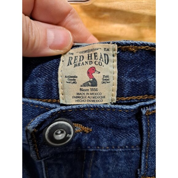 New Red Head Mens Classic Fit 30x32 Blue Denim Jeans 100% Cotton Made In Mexico - Picture 5 of 10